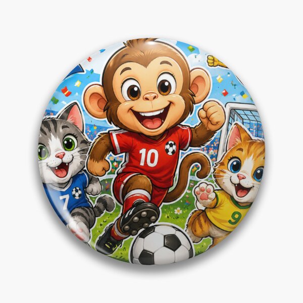 Item preview, Monkey Play With Cats and Bee Sticker designed and sold by MR4me.