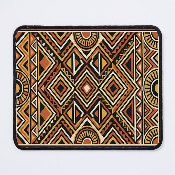 Item preview, Earthy Southwestern Tribal Geometric Kilim Pattern designed and sold by arteresting-art.
