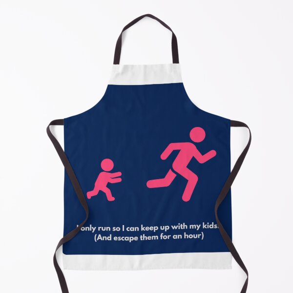 Item preview, Funny Running Parent - Running Away designed and sold by RunningWhiskers.