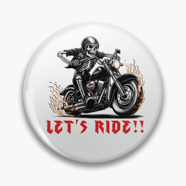 Item preview, Skeleton Biker - Let's Ride designed and sold by susiecc.