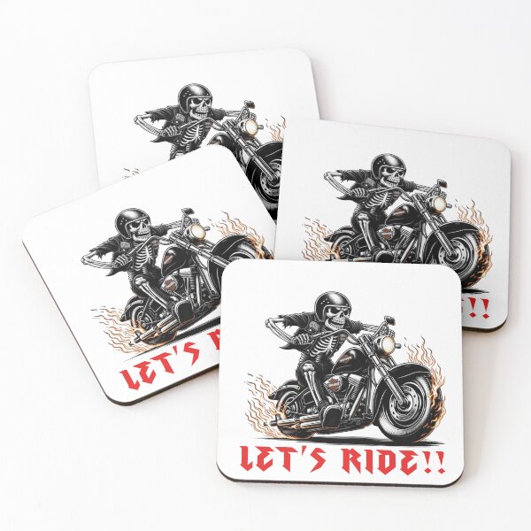 Item preview, Skeleton Biker - Let's Ride designed and sold by susiecc.