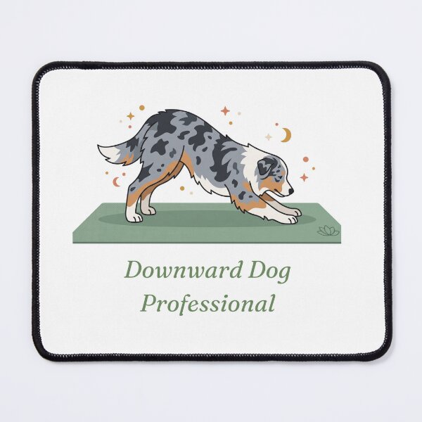 Item preview, Australian Shepherd Yoga Dog Downward Dog designed and sold by SW Shop.