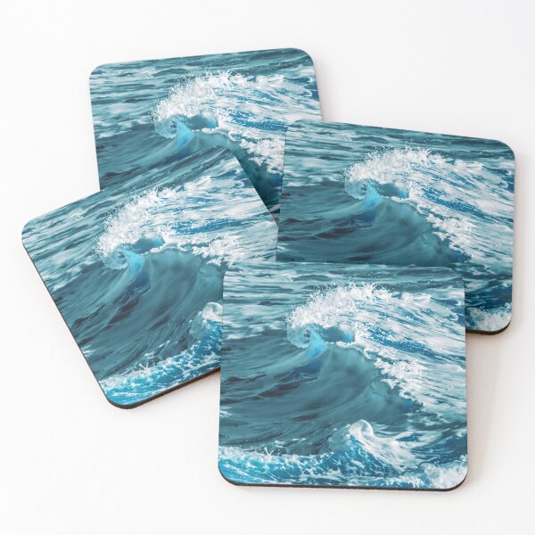 Item preview, Exotic Indian Ocean Teal-Turquoise Hues With Foam  designed and sold by DEC02.