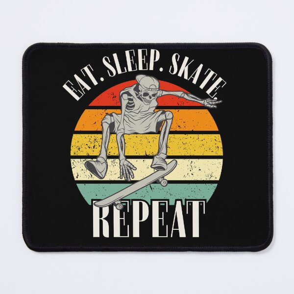 Item preview, Eat. Sleep. Skate. Repeat Skeleton Design designed and sold by OldSkullDesigns.