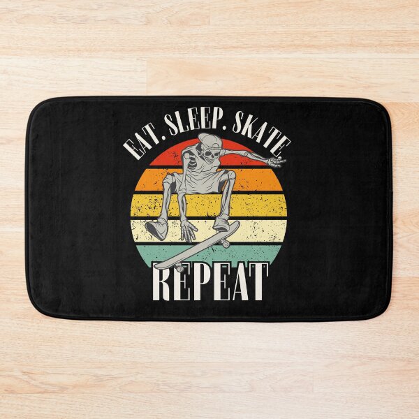 Item preview, Eat. Sleep. Skate. Repeat Skeleton Design designed and sold by OldSkullDesigns.
