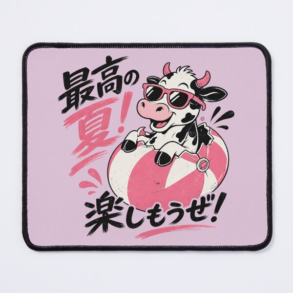 Item preview, Cool Cow Enjoying Summer Pool Party designed and sold by AwesomeBeyondLimits.