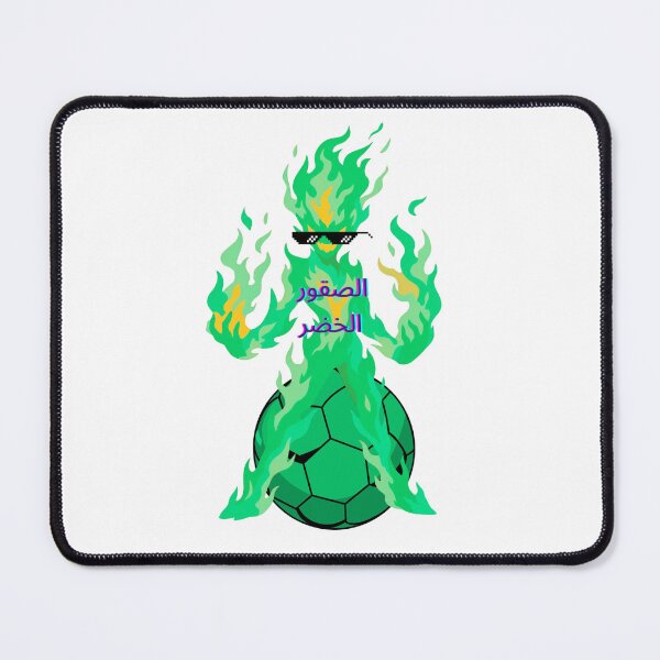 Item preview, Saudi Arabia Football Green Falcons Flame Meme Custom Design designed and sold by Made&me.