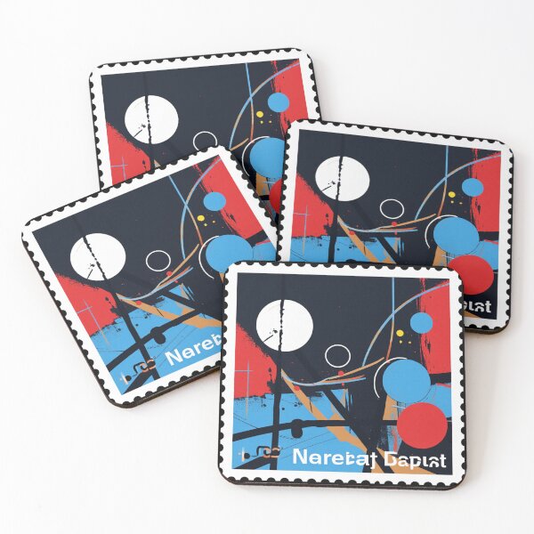 Item preview, abstract supernova 1.1 colorful geometric stamp abstract design designed and sold by SmashingDeals.