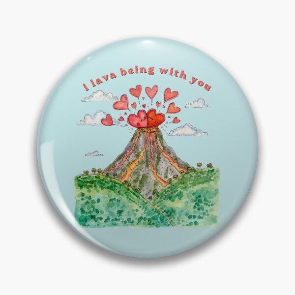 Item preview, I Lava Being With You  - Cute Pun | TeeHee Puns Funny Design designed and sold by TeeHee Puns.