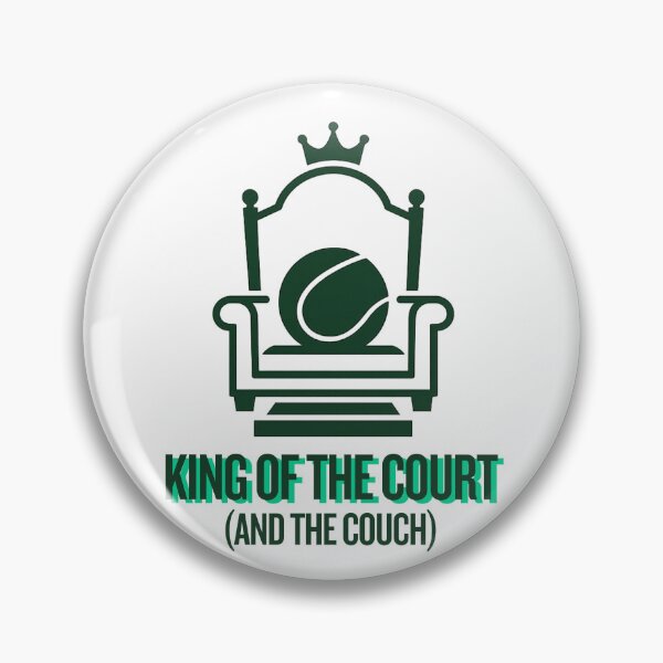 Item preview, King of the Court and Couch - Tennis Dad Gift designed and sold by RunningWhiskers.