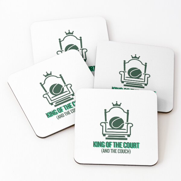 Item preview, King of the Court and Couch - Tennis Dad Gift designed and sold by RunningWhiskers.