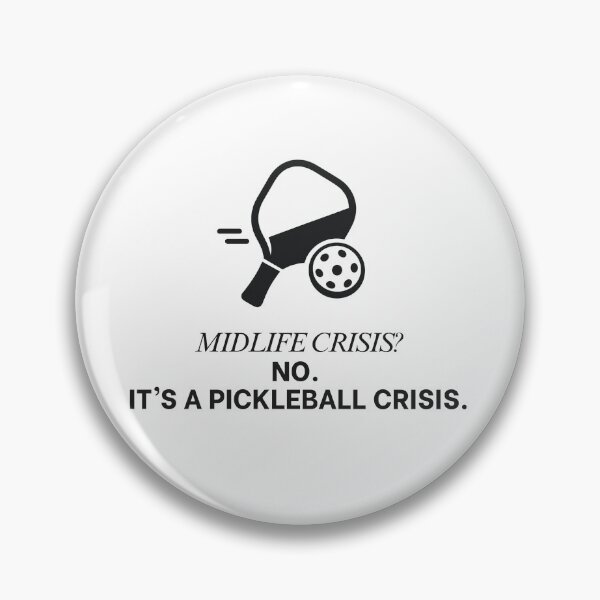 Item preview, Funny Pickleball Dad - Midlife Crisis Design designed and sold by RunningWhiskers.