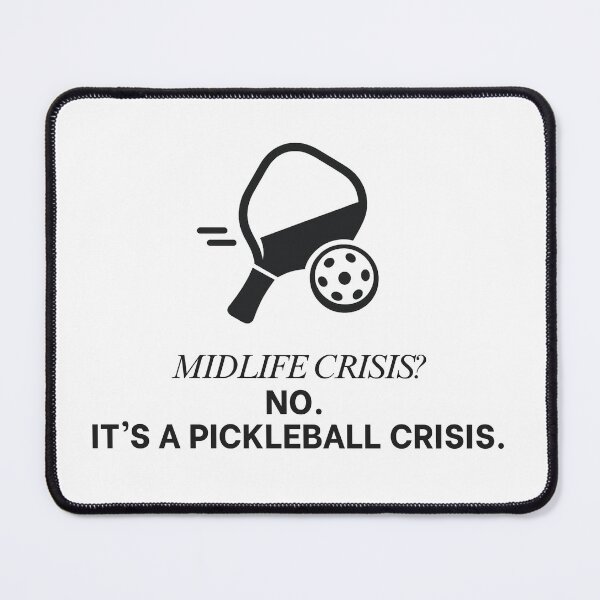 Item preview, Funny Pickleball Dad - Midlife Crisis Design designed and sold by RunningWhiskers.