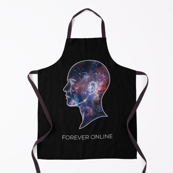 Item preview, Galaxy Mind Constellation Silhouette Forever Online designed and sold by SplashTastic.