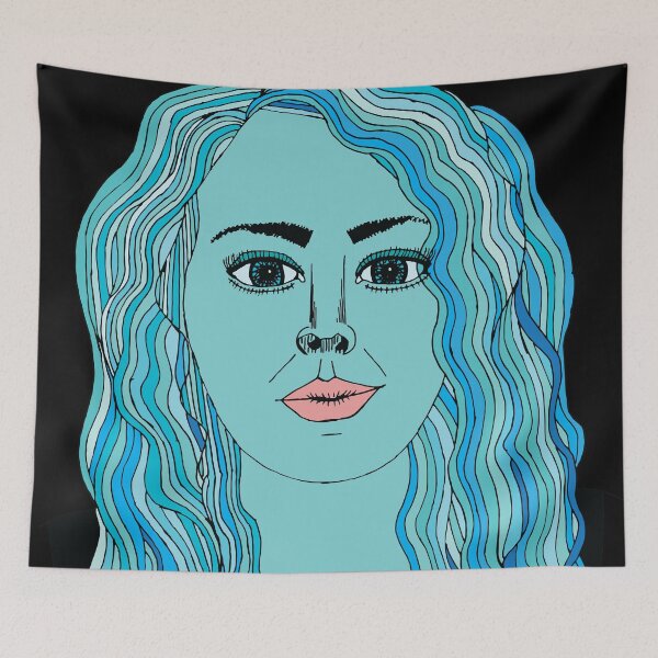 Item preview, Turquoise crazy designed and sold by Sketchbrooke.