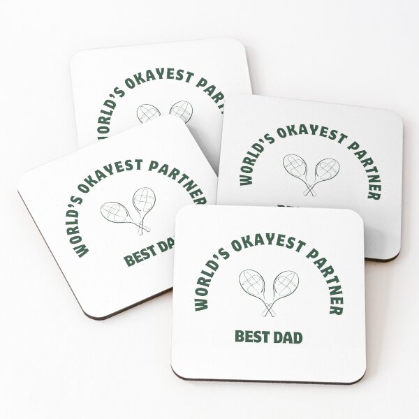Item preview, World's Okayest Partner Best Dad - Funny Dad Gift designed and sold by RunningWhiskers.
