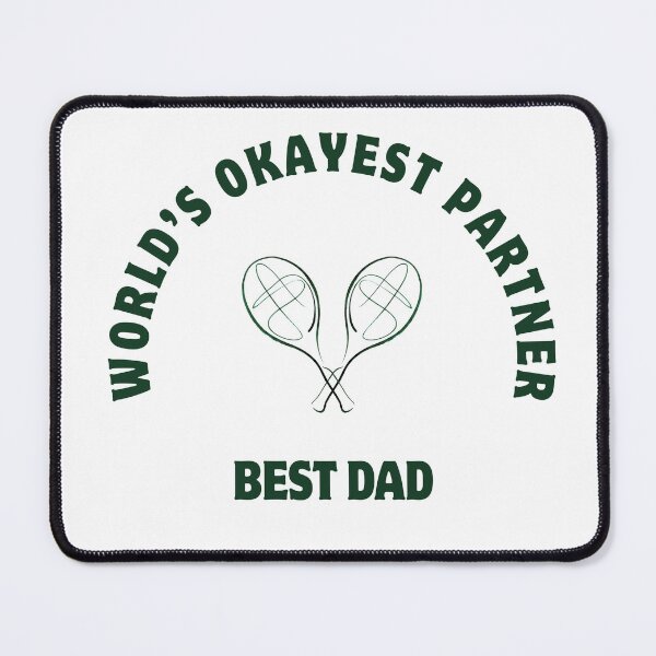 Item preview, World's Okayest Partner Best Dad - Funny Dad Gift designed and sold by RunningWhiskers.