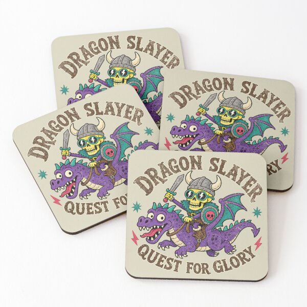 Item preview, Skeleton Warrior Riding Purple Dragon Fantasy designed and sold by AwesomeBeyondLimits.