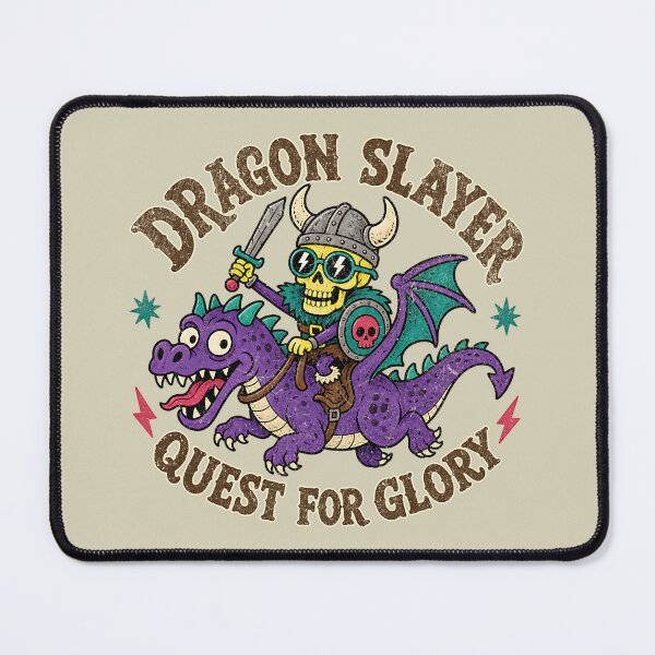 Item preview, Skeleton Warrior Riding Purple Dragon Fantasy designed and sold by AwesomeBeyondLimits.