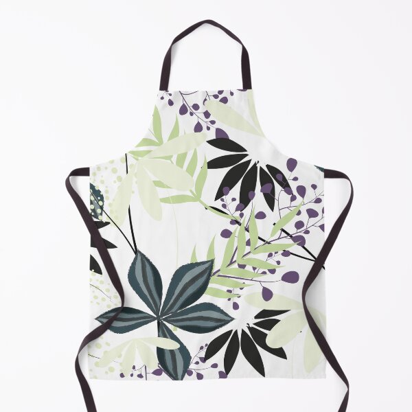 Item preview, Botanical Leaves Pattern – Olive Green Teal | Floral Seamless Surface Design designed and sold by 555Design.