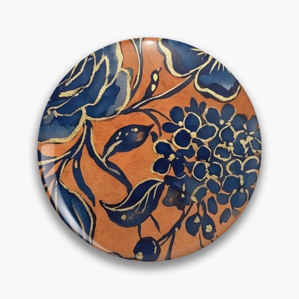Item preview, Navy Floral  designed and sold by GraphicsClub.