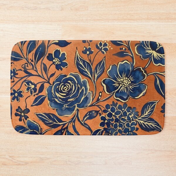 Item preview, Navy Floral  designed and sold by GraphicsClub.