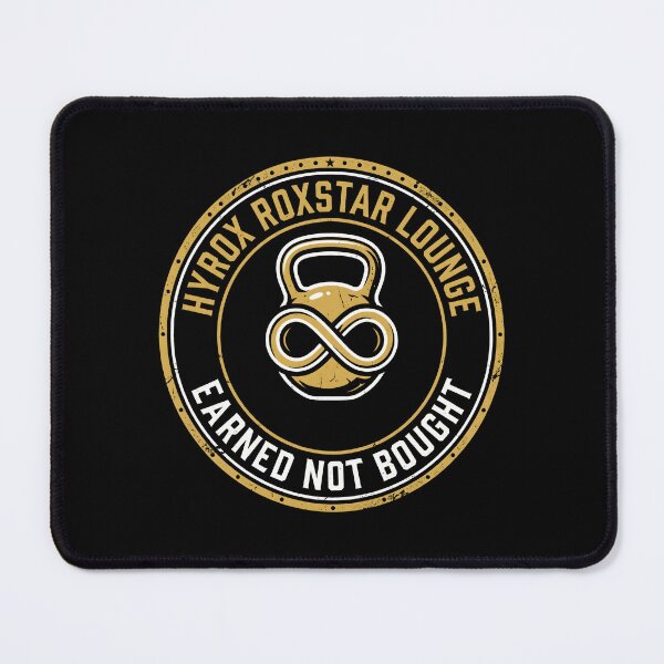 Item preview, Hyrox Roxstar Lounge Kettlebell Workout Badge designed and sold by SplashTastic.