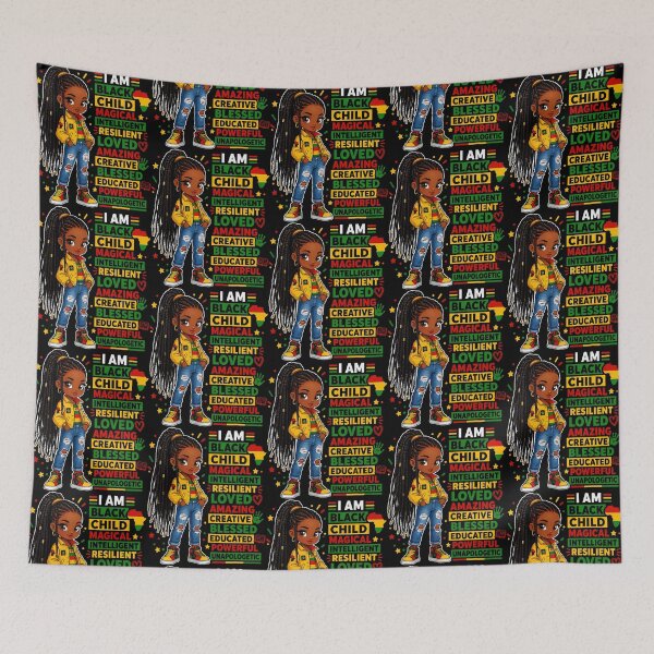 Item preview, Juneteenth Shirts Girls I Am Black Child African American designed and sold by Noctivyra.