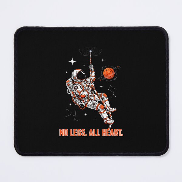 Item preview, No Legs All Heart Astronaut Rope Climb Poster designed and sold by SplashTastic.