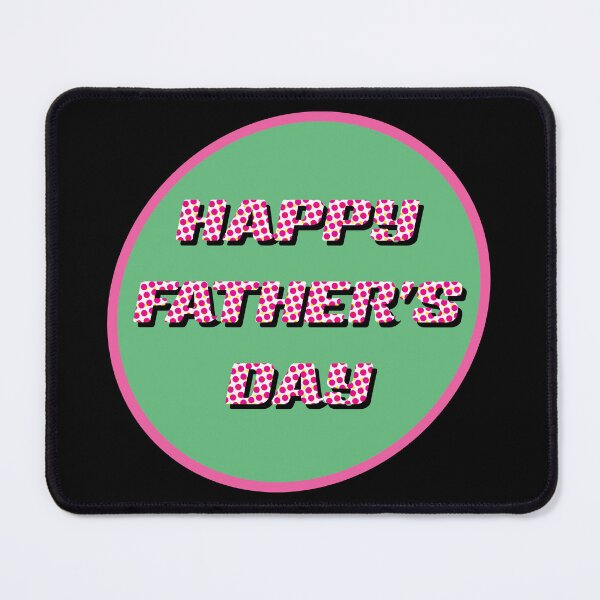 Item preview, Cheerful Father’s Day Pop/Op Art Typography designed and sold by cremedecolor.