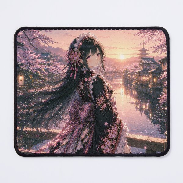 Item preview, Sakura Bridge at Dawn designed and sold by Hidden Japan Coloring Book.