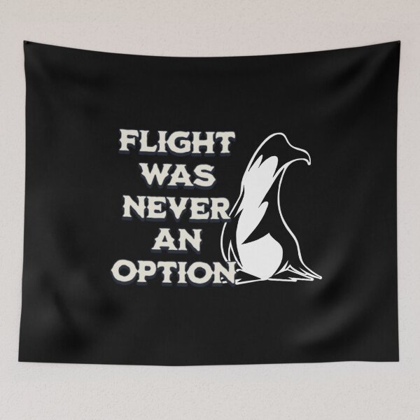 Item preview, Flight Was Never An Option Funny Penguin  designed and sold by TheEndDesign.