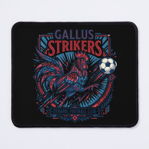 Item preview, Gallus Strikers Rooster Soccer Badge — Dynamic Football Club designed and sold by David Mateo ArtWorks.