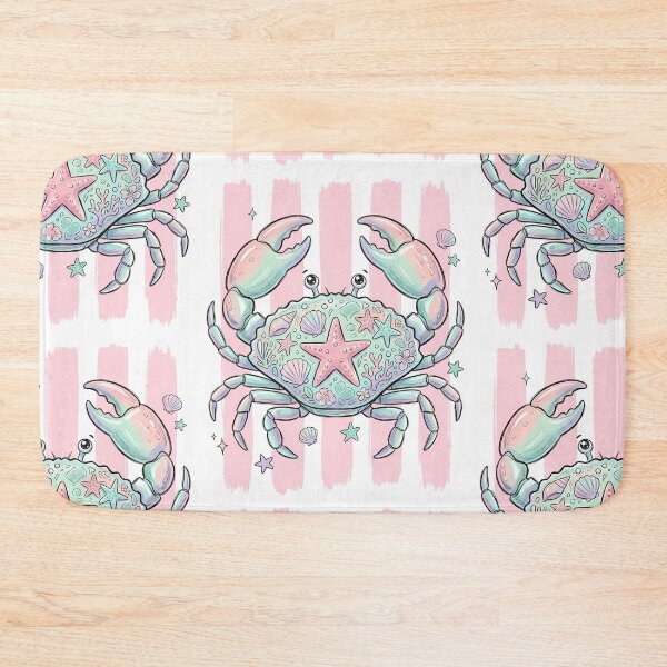 Item preview, Pink crab designed and sold by Tiny-Love ⭐⭐⭐⭐⭐.