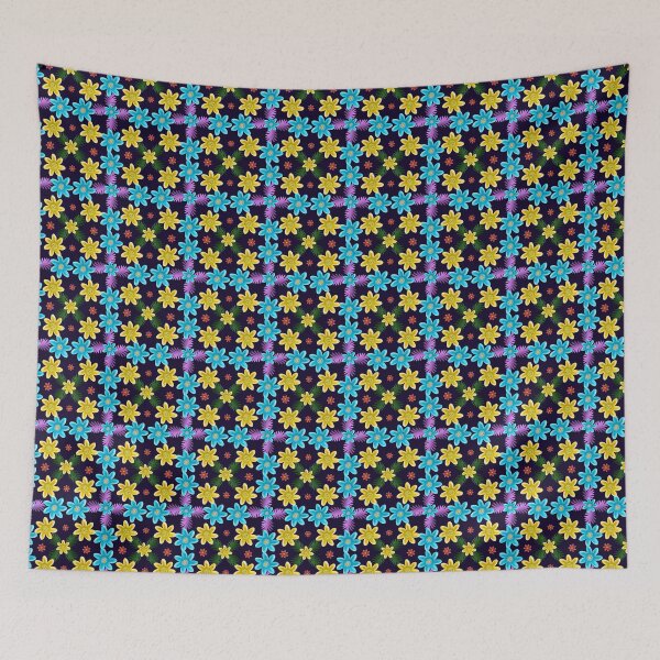 Item preview, Colorful Folk Art Floral Pattern designed and sold by HopeAndHustle.