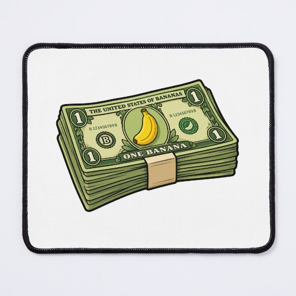 Item preview, One Banana Funny Money Parody Design designed and sold by MonkiFlipp.