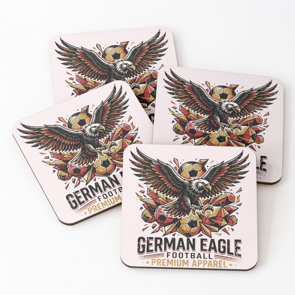 Item preview, German Eagle Football Wings — Premium Apparel Black Gold Design designed and sold by David Mateo ArtWorks.