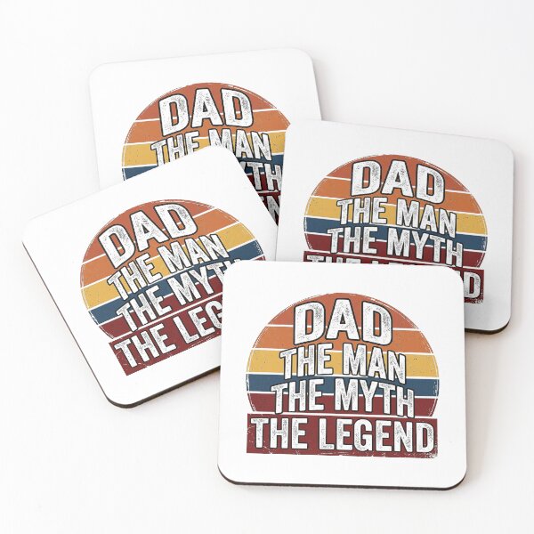 Item preview, Dad The Man The Myth The Legend Retro T-Shirt Design designed and sold by Ponsak.