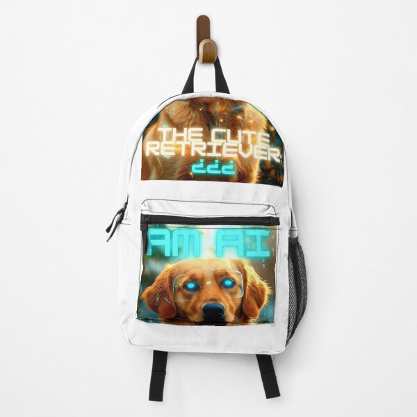 Item preview, AI Golden Retriever Dog designed and sold by xiQa23.