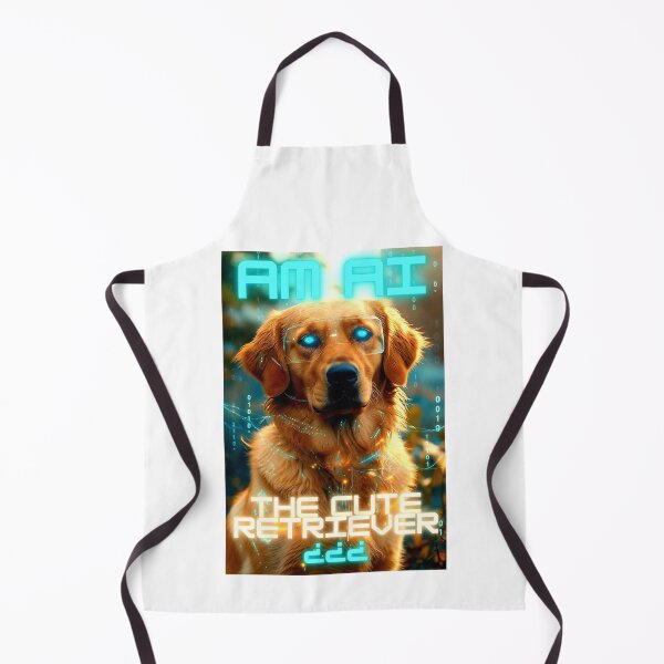 Item preview, AI Golden Retriever Dog designed and sold by xiQa23.