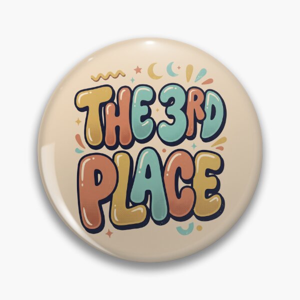 Item preview, The 3rd Place Retro 90s Typography designed and sold by SplashTastic.