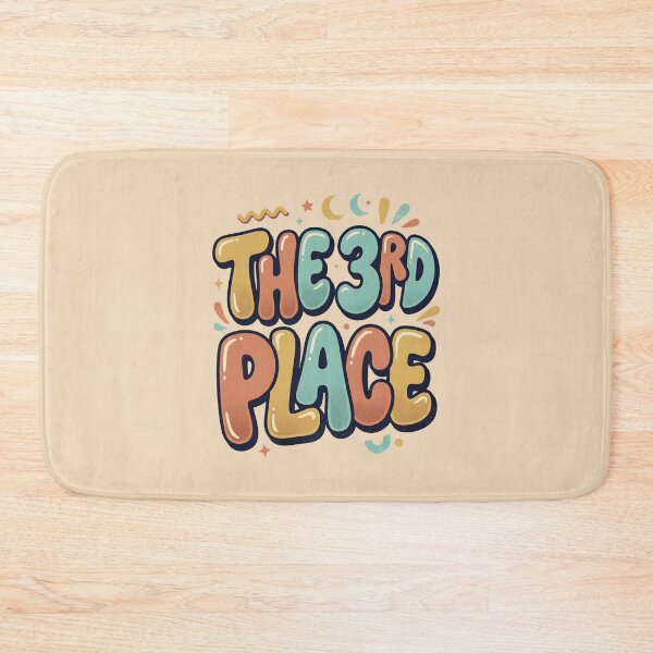 Item preview, The 3rd Place Retro 90s Typography designed and sold by SplashTastic.