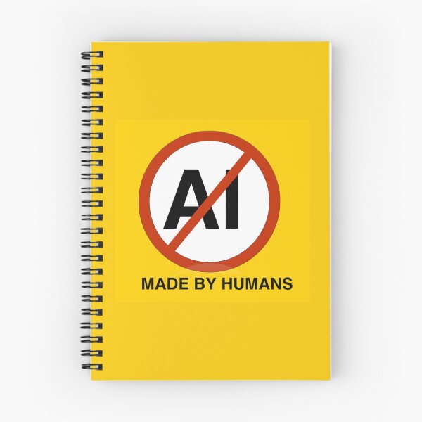Item preview, No AI Made By Humans Graphic designed and sold by Donnahuntriss.