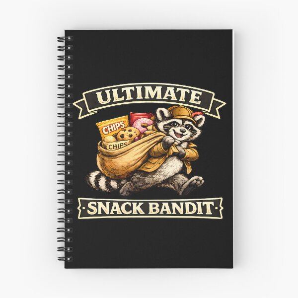 Item preview, Camiseta gráfica vintage divertida de Ultimate Snack Bandit con mapache amante de los bocadillos designed and sold by clockedoutwearshop.