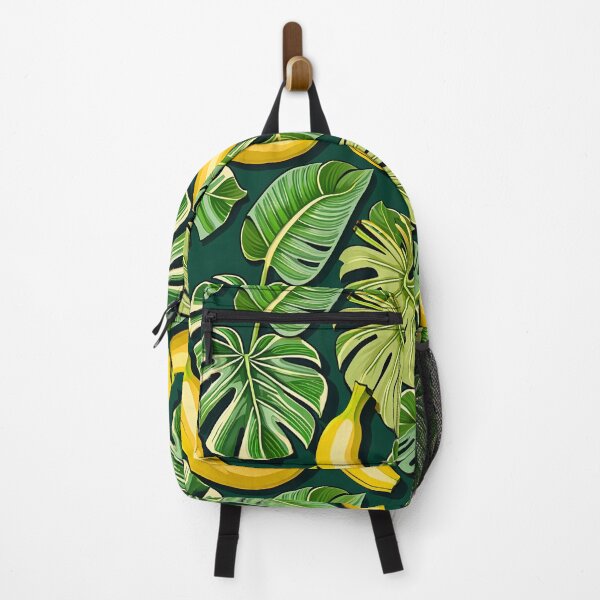 Item preview, Lush Tropical Banana & Leaf Seamless Pattern designed and sold by krazzyremo.