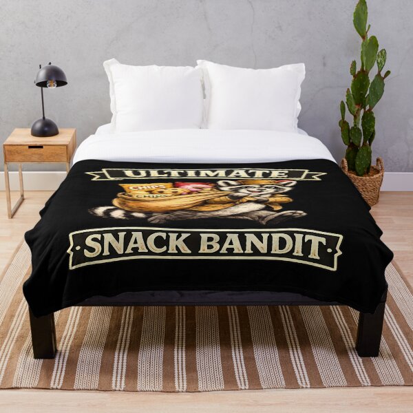 Item preview, Camiseta gráfica vintage divertida de Ultimate Snack Bandit con mapache amante de los bocadillos designed and sold by clockedoutwearshop.