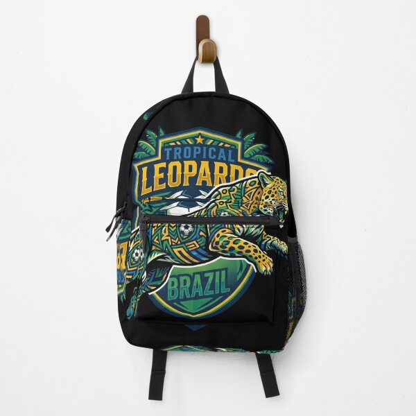 Item preview, Tropical Leopards Brazil Jaguar Soccer — Tropical Club Mascot designed and sold by David Mateo ArtWorks.
