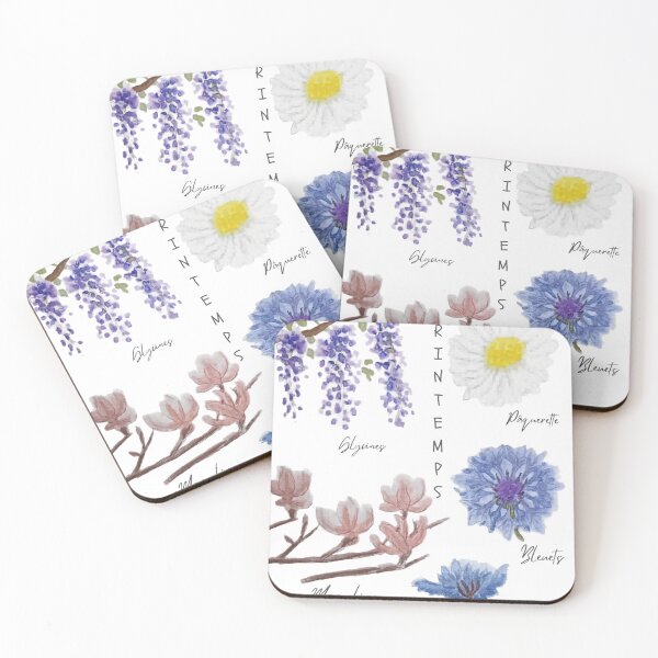 Item preview, Daisy, wisteria, magnolias and blueberries designed and sold by Les illustrations d'Adėle L..