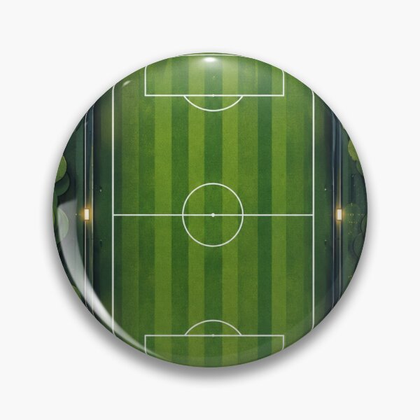 Item preview, Minimalist Football Field Aerial Art - Soccer Stadium Diorama Design For  designed and sold by FaisalDesigningStore.