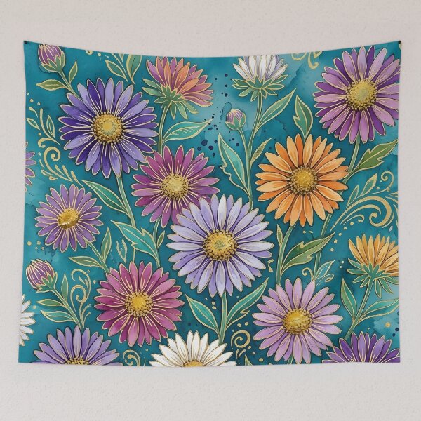 Item preview, Aster Flower designed and sold by GraphicsClub.
